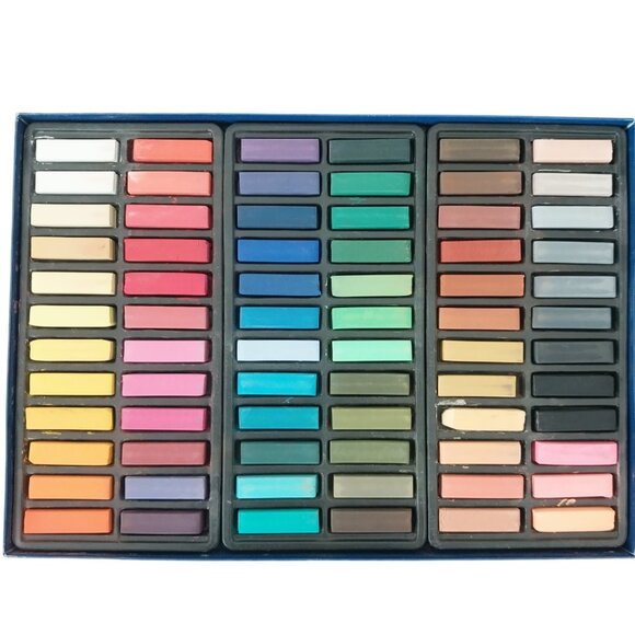 Faber Castell Lot Set 72 Mini Soft Pastel Sticks and Set 12 Pitt Pastel Pencils - Picture 6 of 14